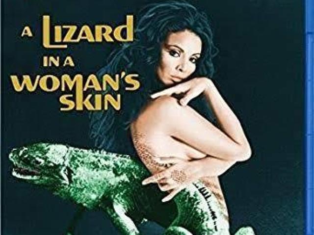 A lizard in a WOman's skin