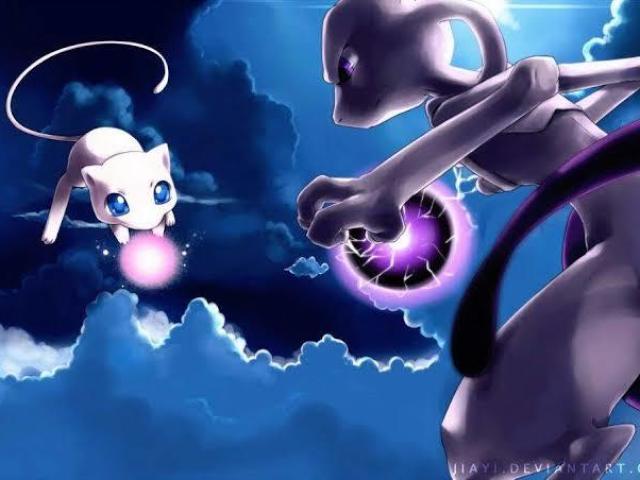 Mew e mewtwo