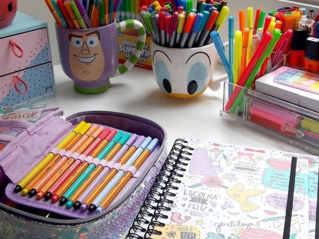 Material escolar kawaii!