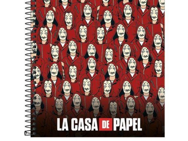 Caderno la casa de papel