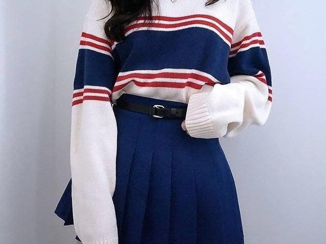 Sobre meu primeiro amor de colegial! 
Esse look é muito fofo, amei!