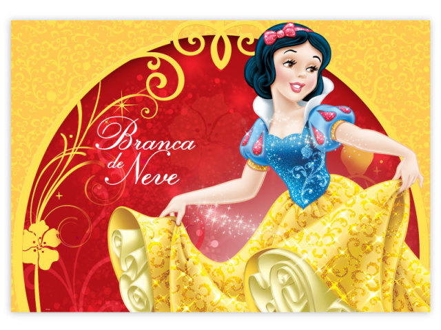 Branca de Neve e os sete anões.