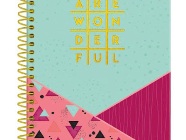 Caderno pastel