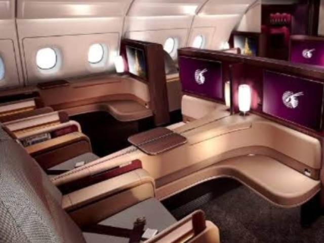 Primeira classe Qatar Airways