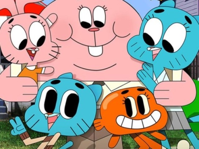 O incrivel mundo de Gumball.