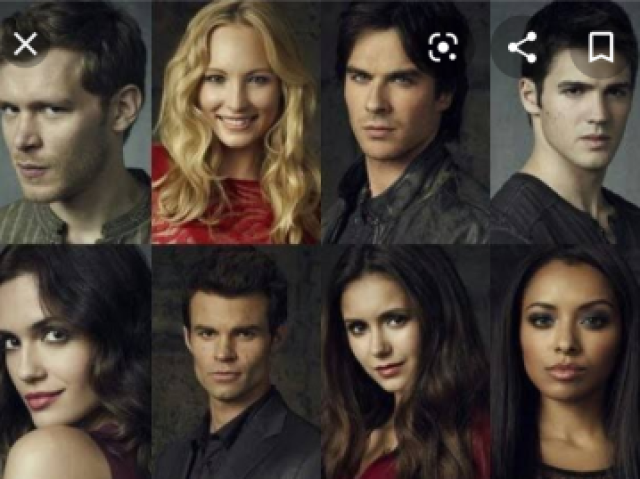 Klaus,Caroline,Damon,Jeremy,Meredith,Elijah,Elena e Bonnie