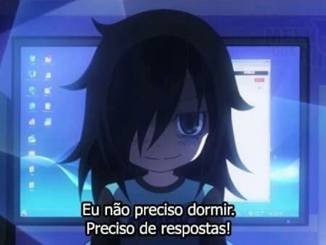 Eu não preciso dormir, preciso de RESPOSTAS!