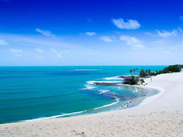 Praia do Genipabu.