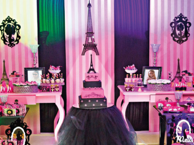 Sua festa será com o tema “Paris”