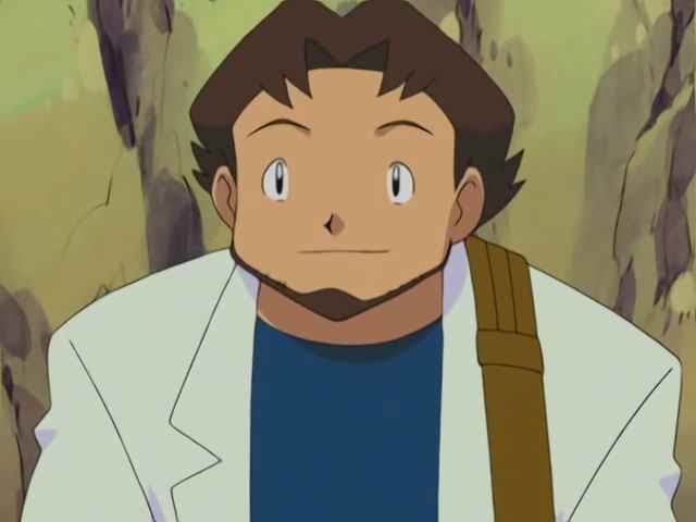 Professor Birch: especializa em pesquisa de habitats pokémon e sua distribuição