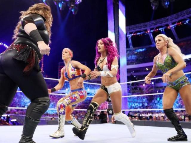 Charlotte Flair vs. Sasha Banks vs. Bayley vs. Nia Jax