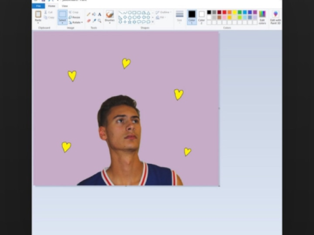 Yellow hearts- Ant Saunders