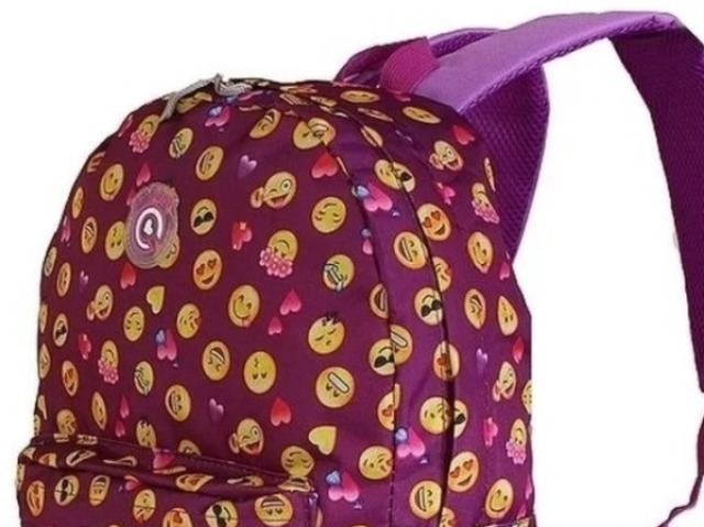 MOCHILA ESCOLAR DE EMOJIS