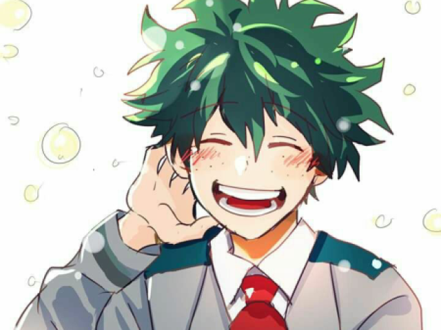 Vcs quase se atrasam mas conseguiram chegar a tempo na entrada izuku quase caiu mas uma garota fofa de cabelos curtos e castanhos o resgatou e se apresentou 
S/N: EU SHIIIIPPO 
EU: =^= 
Midoriya: er...hehe *rindo de nervoso*
Vcs entram na sala