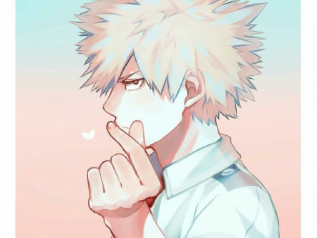 Fica pensando por que bakugou ficou te olhando e é mais gentil com vc do que com os outros
Eu:hehehe 
Bakugo: É PQ ELA É MENOS IDIOTA QUE VCS 
EU: AHAM SEI