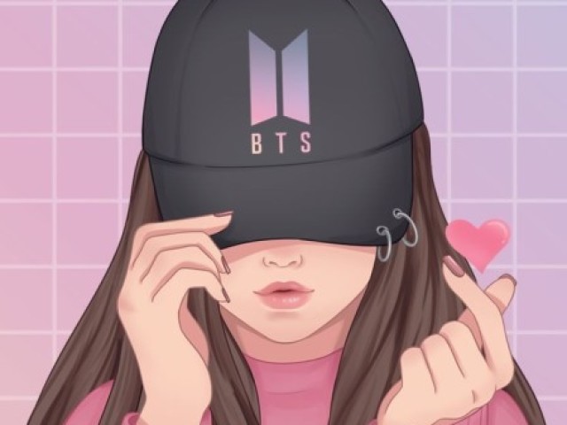 Ela ama BTS