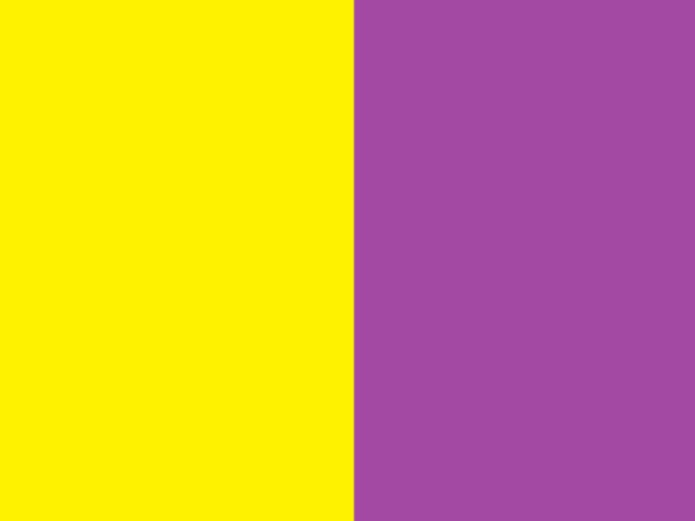 Amarelo, Roxo