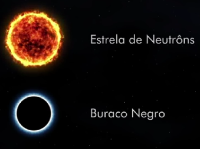 Uma Estrela de Nêutrons ou Buraco Negro