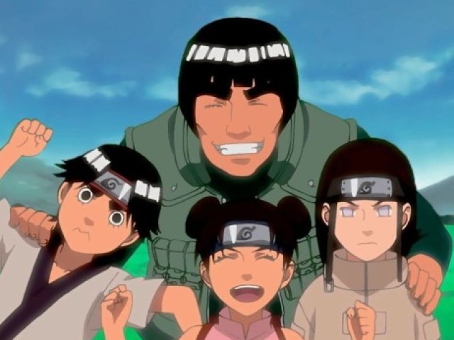 Rock lee, neji e tenten