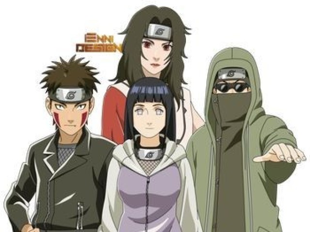 Hinata, shino e kiba