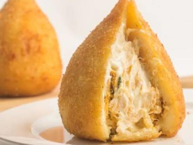 "Uma coxinha"