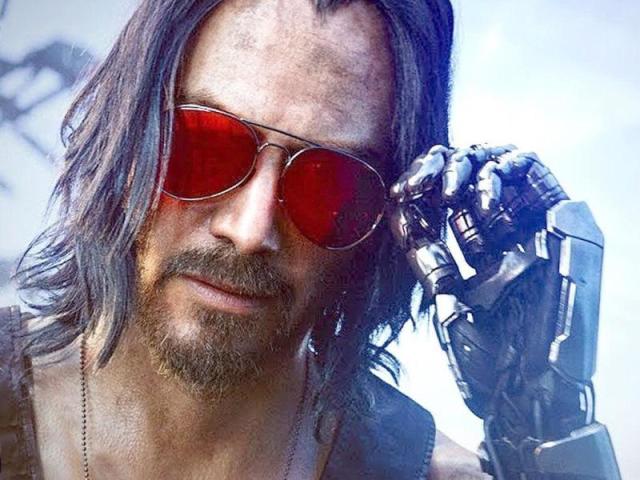 Keanu Reeves no Cyberpunk 2077