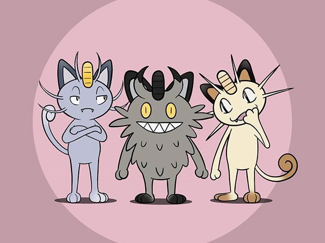 Qual das formas do Meowth você representa?