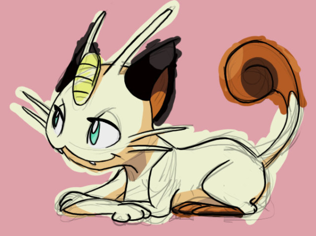 Meowth de Kanto