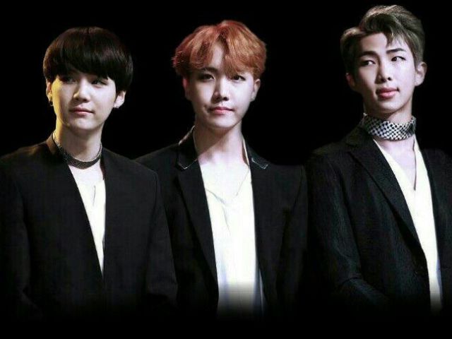 suga, jhope e namjoon