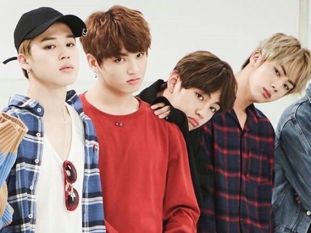 Jimin, Jungkook, Taehyung e Jin