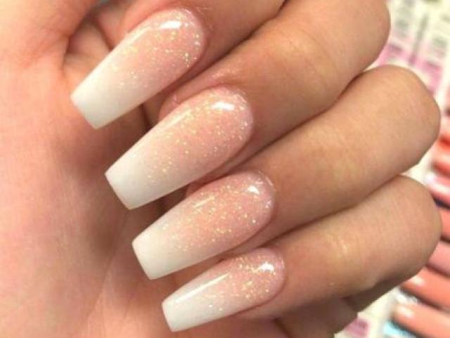 Transparente com glitter