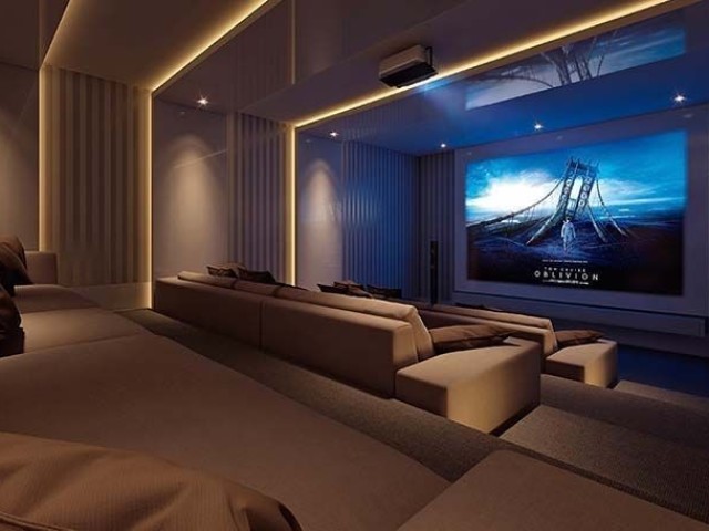 Sala de cinema em casa