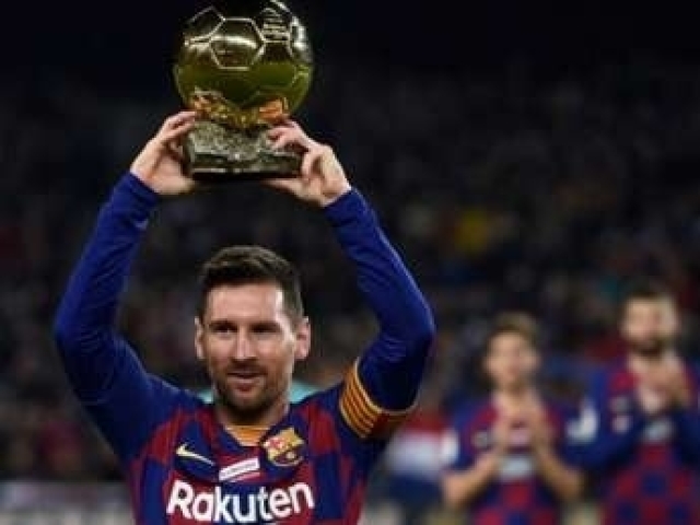 Messi ganhou 6 bolas de ouro