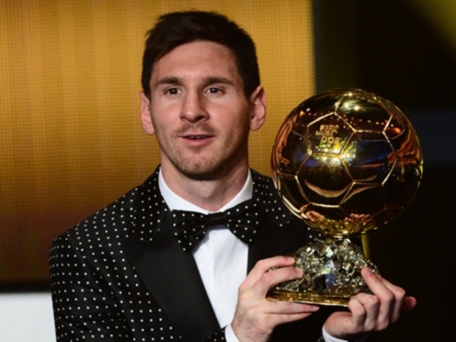 Messi ganhou 5 bolas de ouro