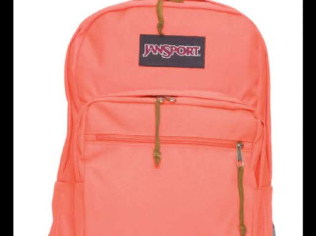 Mochila jansport salmão