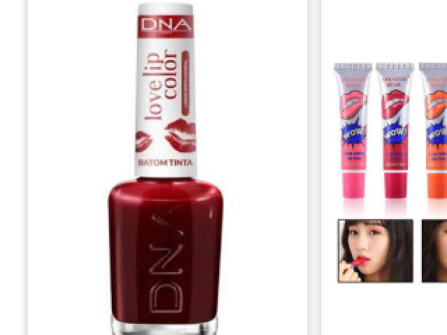 Esse lip tint .

Ingnore o brilho ao lado do lip tint