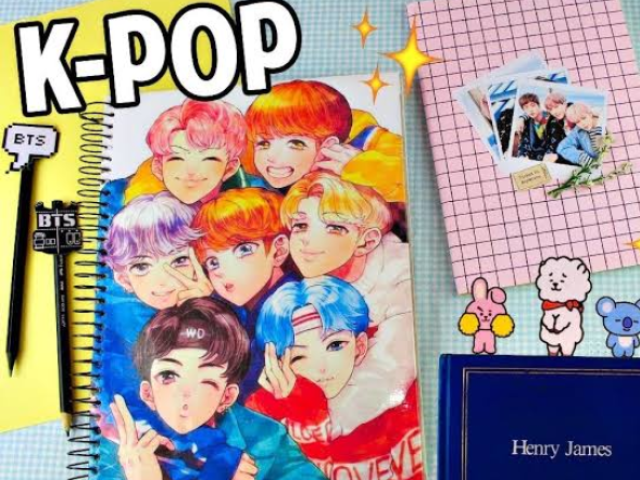 Monte seu material escolar do BTS e descubra que tipo de army você é!