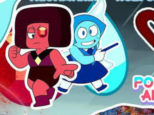 Aquamarine e rubi olho