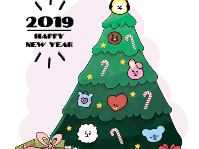 Monte sua arvore de Natal e descubra quem do BTS vai passar a festa com você!