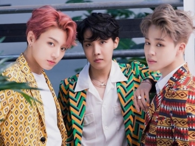 J-Hope,jimin e jungkook