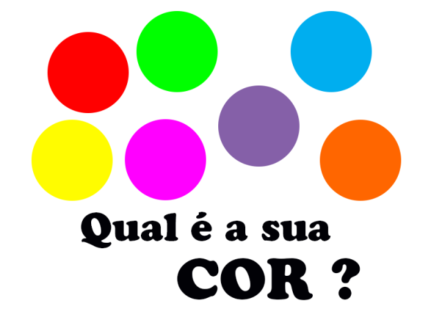 Teste das cores: Qual é a sua cor?