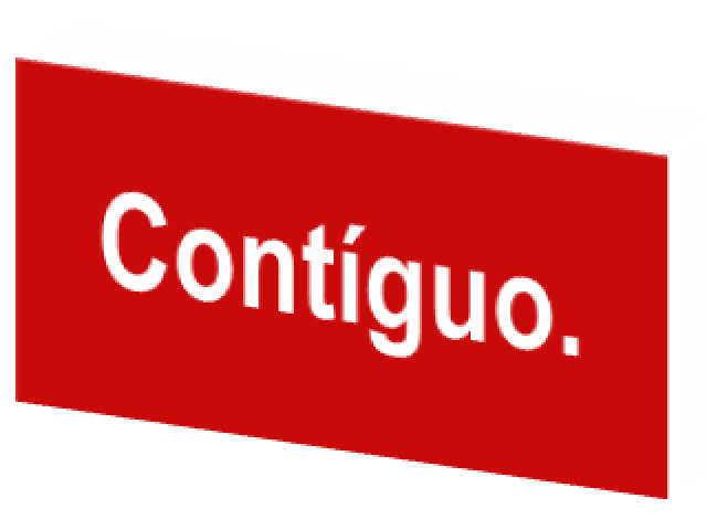 Contíguo.