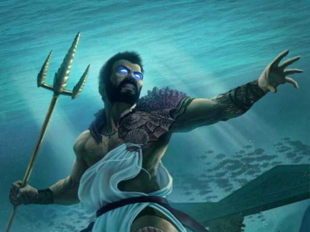 Seu deus grego é Poseidon