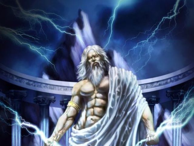 Seu deus grego é Zeus
