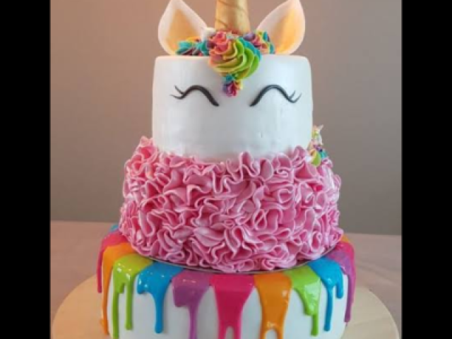 Vem fazer seu bolo de unicórnio! 🦄🎂