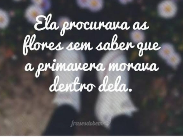 Essa frase me traz confiança