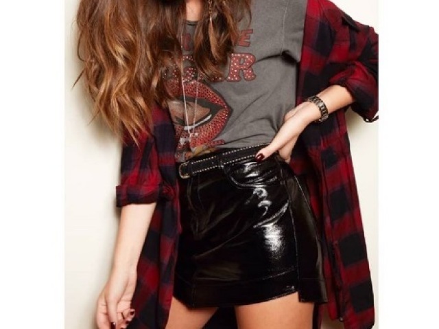 look rock: adoro uma blusa xadres