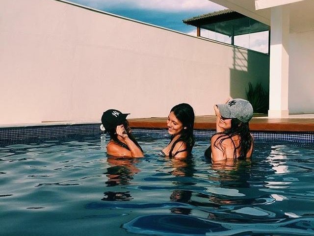 Simples na piscina