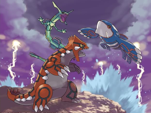 Rayquaza - Groudon - Kyogre