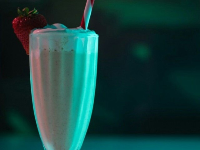 Milk shake de baunilha